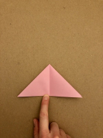 Step 5 12 petal kusudama: The triangle base