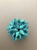 Step 11 medusa kusudama: Assemble the medusa kusudama.