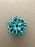Step 12 medusa kusudama: Curl flower petals.