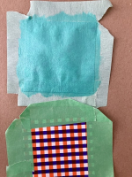 Step 1 starfish mandala: Prepare the paper.