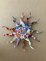 Step 20 starfish mandala: The completed model.