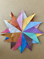 Step 6 starfish mandala: Repeat step 5